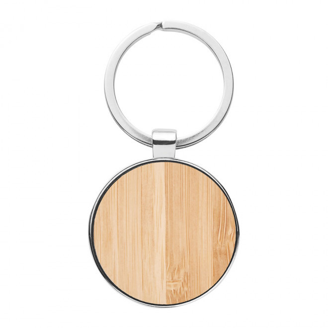 PORTE-CLÉ PERSONNALISÉ EN BOIS 'CASAWOOD' - rond