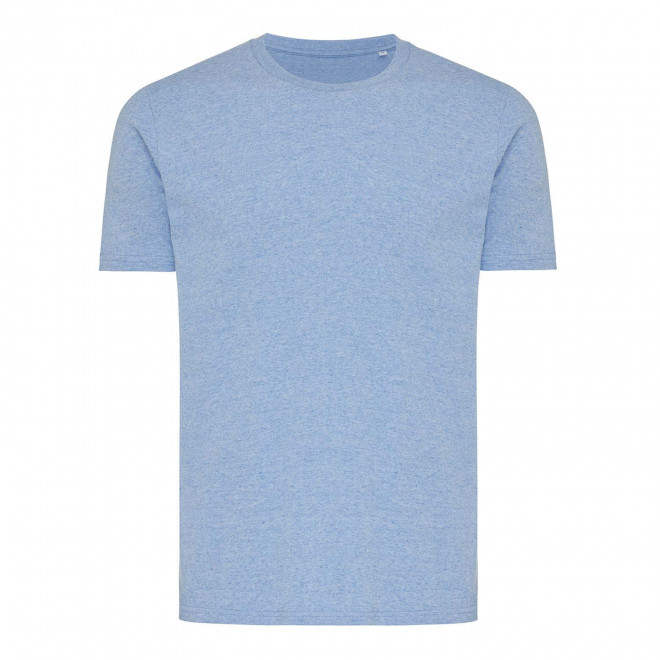 TEE-SHIRT MIXTE PERSONNALISABLE 'BRETT' - bleu chiné