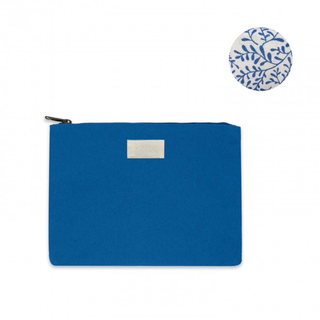 POCHETTE PERSONNALISABLE TAILLE S HINDBAG 'COLETTE' - bleu roi