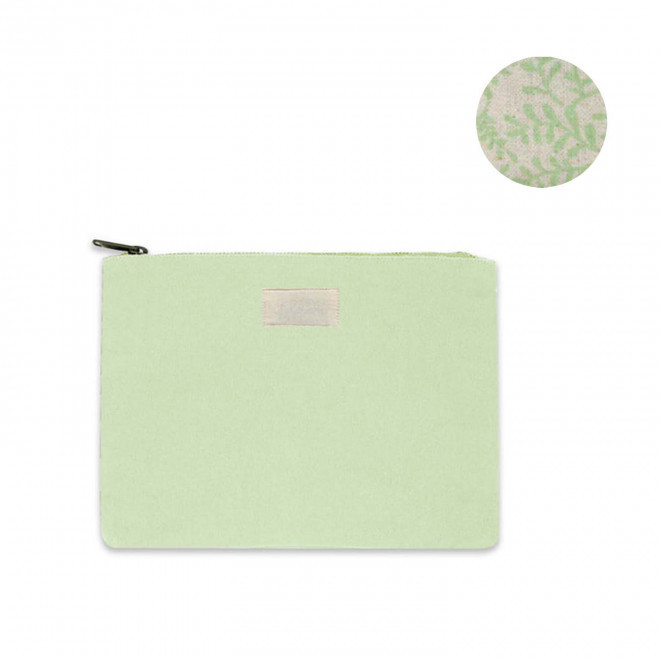 POCHETTE PERSONNALISABLE TAILLE S HINDBAG 'COLETTE' - vert d'eau