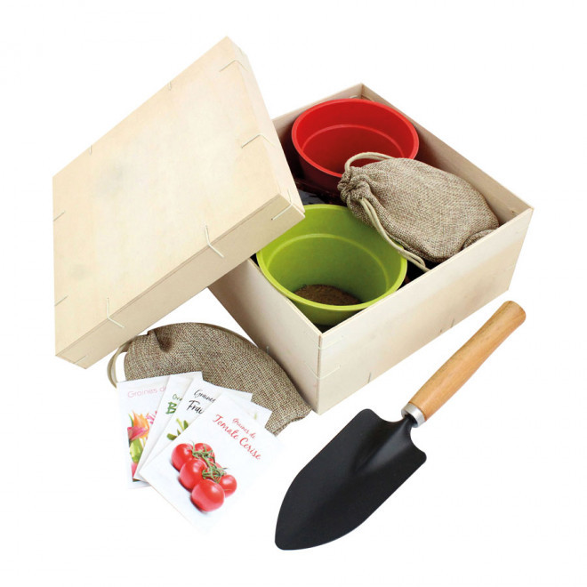 BOX JARDINAGE PERSONNALISABLE 'GRANO' - bois