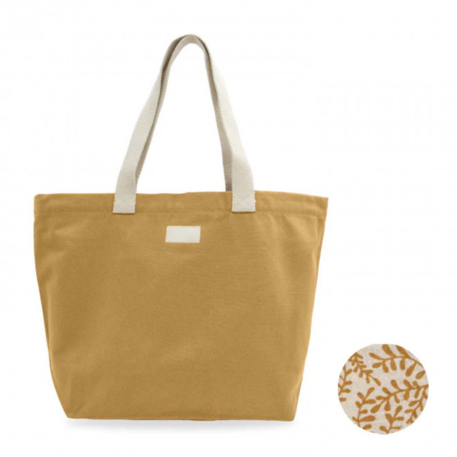 SAC BOAT PERSONNALISABLE STUDIO BY HINDBAG 'HORTENSE' - ocre