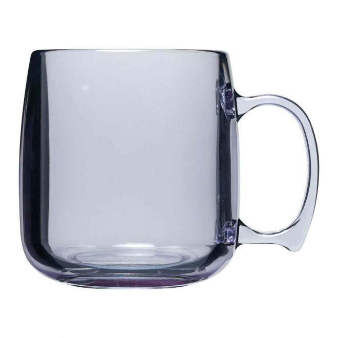 MUG PERSONNALISÉ EN PLASTIQUE CLASSIC 300 ML 'PAKTI' - transparent