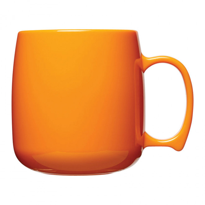 MUG PERSONNALISÉ EN PLASTIQUE CLASSIC 300 ML 'PAKTI' - orange