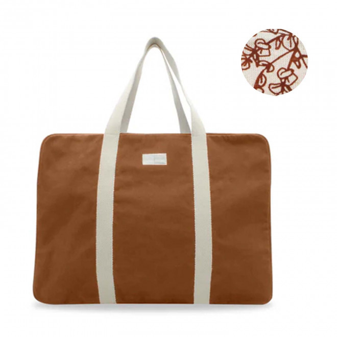 SAC VOYAGE PERSONNALISABLE STUDIO BY HINDBAG 'GABRIEL' - cuivre