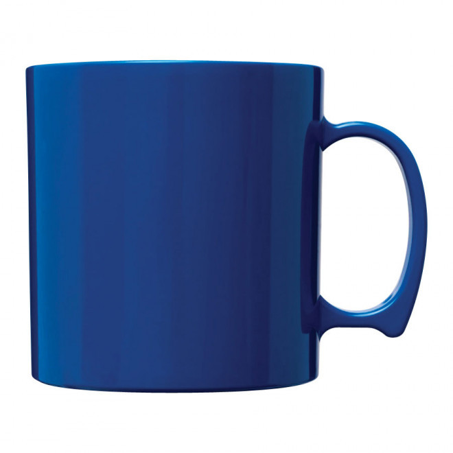 MUG PERSONNALISÉ EN PLASTIQUE 300ML 'POLIKO' - bleu