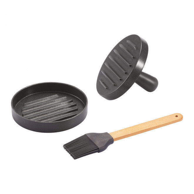 SET À BARBECUE PERSONNALISÉ 'ESPETO' - noir