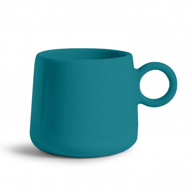 MUG CERAMIQUE MIE 250ML 'JOYO' - bleu canard