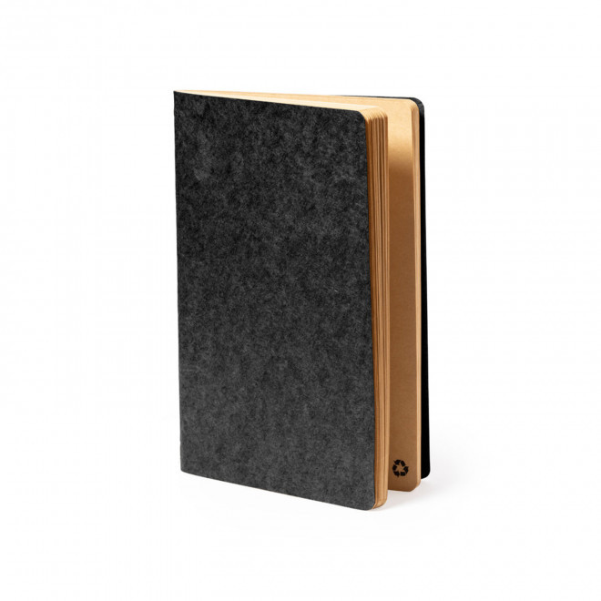 CARNET A5 NON LIGNE PERSONNALISE 'ISIS COLOR' - noir