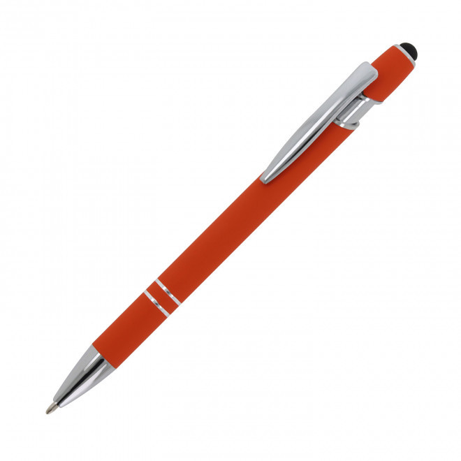 STYLO EN METAL MINE BLEUE PERSONNALISABLE 'PRINCY' - orange