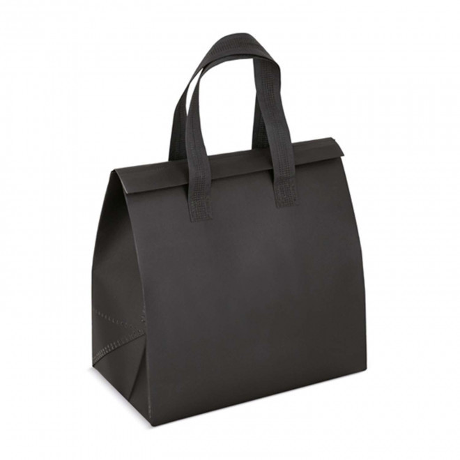 SAC ISOTHERME NON TISSE PERSONNALISABLE 'MALIKTO' - noir