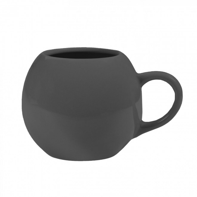 MUG CERAMIQUE MIE 420ML PERSONNALISABLE 'MODLY' - noir