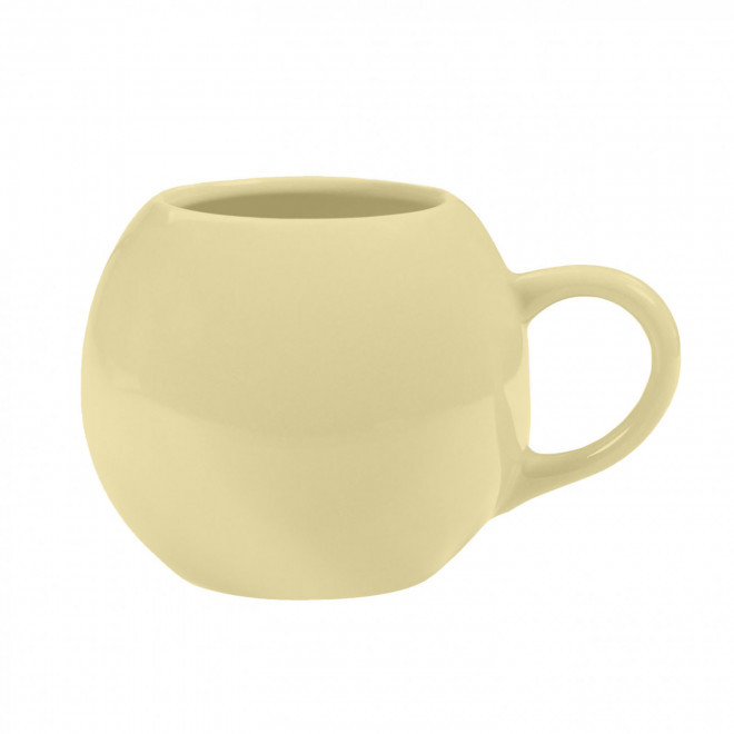 MUG CERAMIQUE MIE 420ML PERSONNALISABLE 'MODLY' - jaune pâle