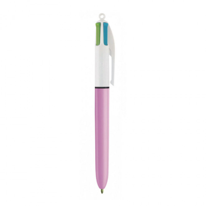 STYLOS BIC® PERSONNALISÉS 4 COULEURS 'FASHION' - EXPEDITION EXPRESS 72H - rose
