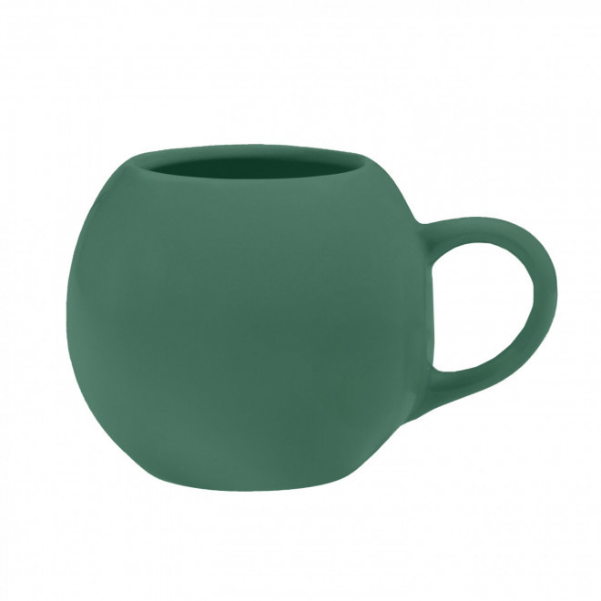 MUG CERAMIQUE MIE 420ML PERSONNALISABLE 'MODLY' - vert foncé mat