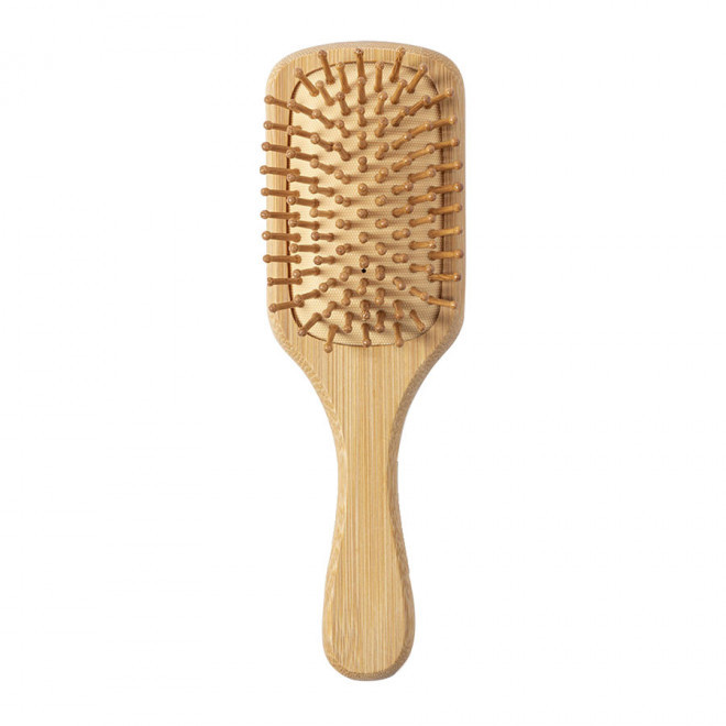 BROSSE À CHEVEUX PERSONNALISÉE EN BAMBOU 'SPAZZOLA' - bois
