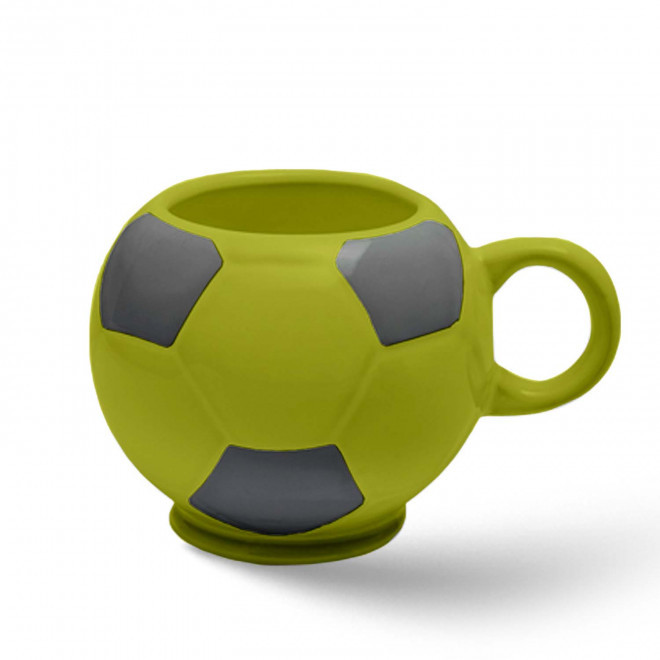 MUG BALLON DE FOOT MIE 320ML PERSONNALISABLE 'FOTY' - vert clair