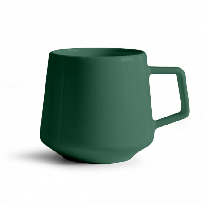 MUG CERAMIQUE MIE 260ML PERSONNALISABLE 'CAYL' - vert foncé