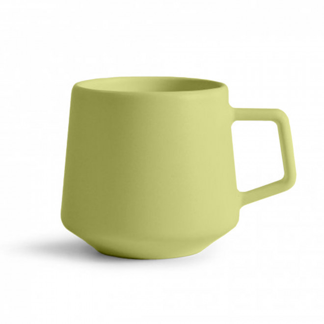 MUG CERAMIQUE MIE 260ML PERSONNALISABLE 'CAYL' - jaune pâle mat