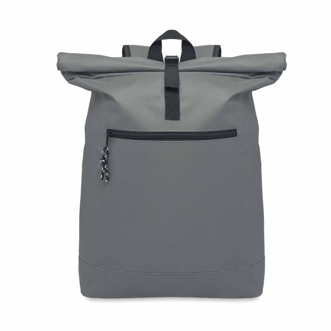 SAC A DOS ORDINATEUR 15" PERSONNALISABLE 'MIKELE' - gris