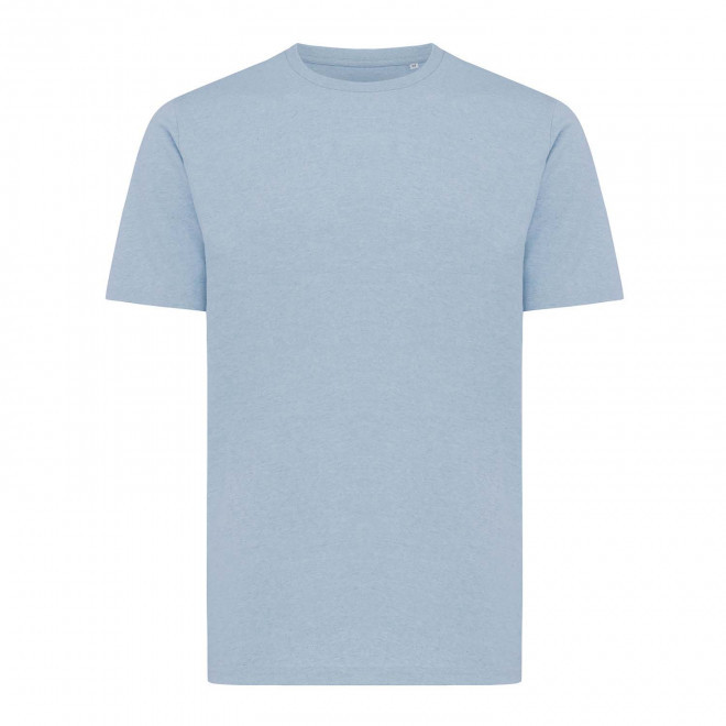 TEE-SHIRT MIXTE PERSONNALISABLE 'SIERRA' - bleu chiné