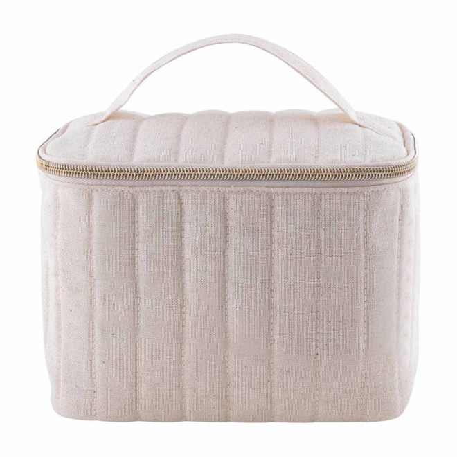 TROUSSE DE TOILETTE VANITY PERSONNALISABLE 'LIVIA' - rose
