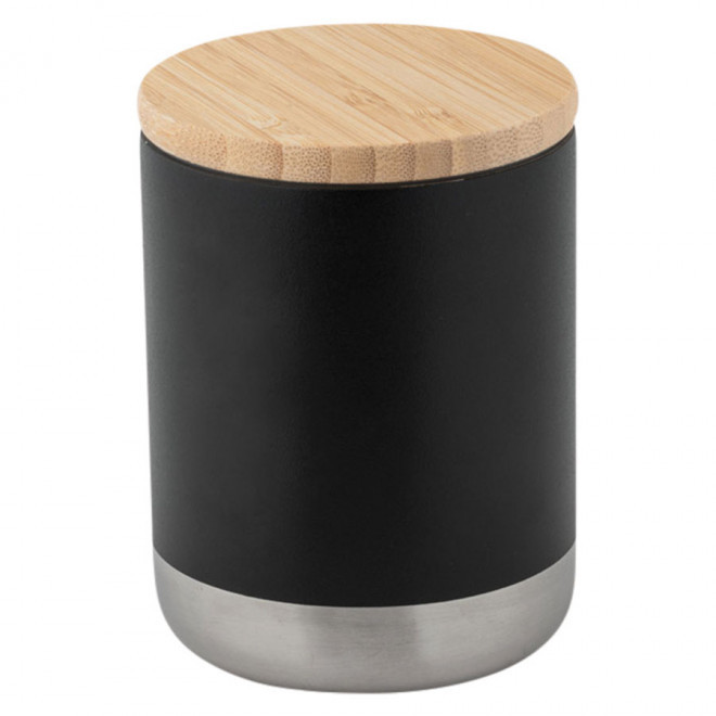 VERRE PERSONNALISÉ EN ACIER INOXYDABLE 'VERVEINE'  - noir