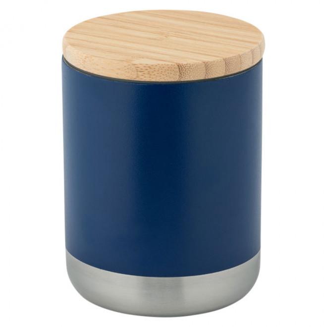 VERRE PERSONNALISÉ EN ACIER INOXYDABLE 'VERVEINE'  - bleu marine