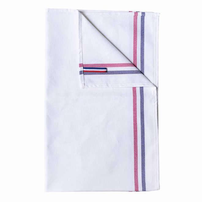 TORCHON VAISSELLE MIF PERSONNALISABLE 'KARISSE' - blanc