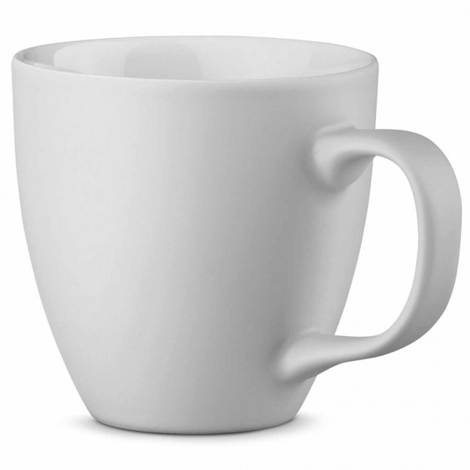 MUG PERSONNALISÉ EN PORCELAINE 450ML 'CORTADO' - blanc