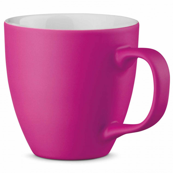 MUG PERSONNALISÉ EN PORCELAINE 450ML 'CORTADO' - rose foncé