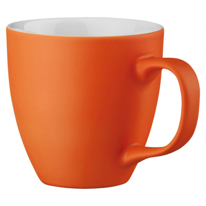 MUG PERSONNALISÉ EN PORCELAINE 450ML 'CORTADO' - orange