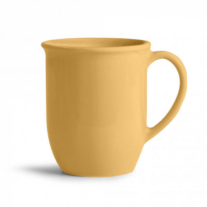MUG CERAMIQUE MIE 350ML PERSONNALISABLE 'PAULA' - jaune foncé