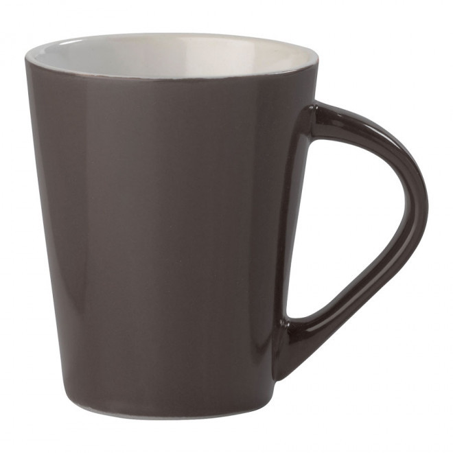 MUG PERSONNALISÉ EN CÉRAMIQUE 250 ML 'TESSA'  - gris