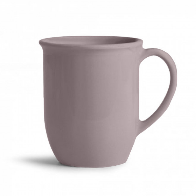 MUG CERAMIQUE MIE 350ML PERSONNALISABLE 'PAULA' - taupe mat