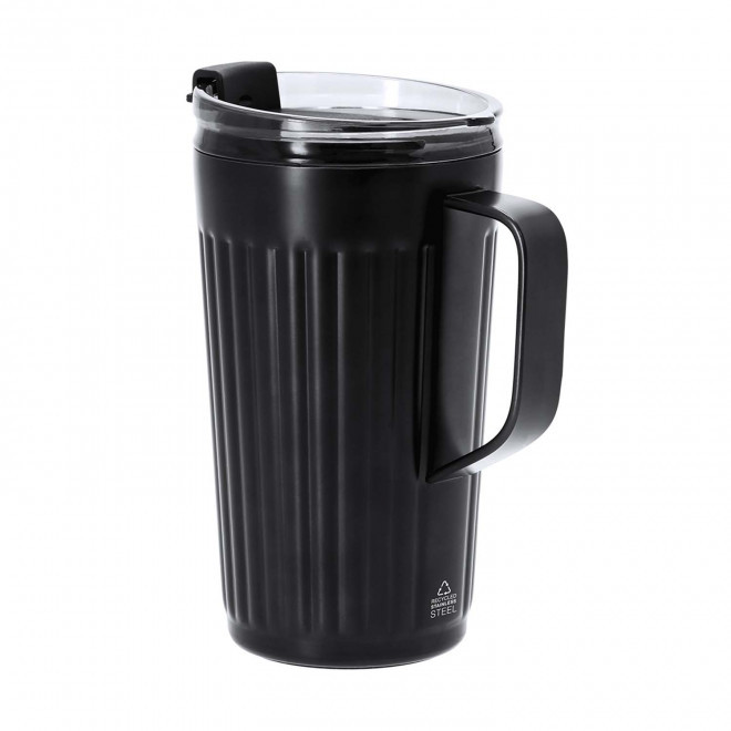 MUG THERMIQUE PERSONNALISABLE 'LUCIA' - noir