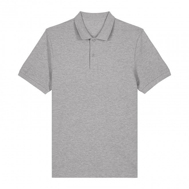 POLO HOMME COULEUR PERSONNALISABLE 'COASTER' - gris chiné