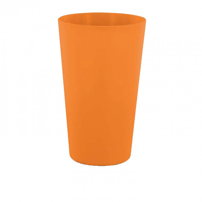 GOBELET MIF RÉUTILISABLE PERSONNALISÉ 30 CL 'CUPY' - orange opaque