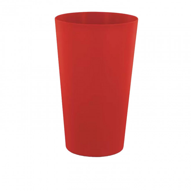 GOBELET MIF RÉUTILISABLE PERSONNALISÉ 30 CL 'CUPY' - rouge opaque