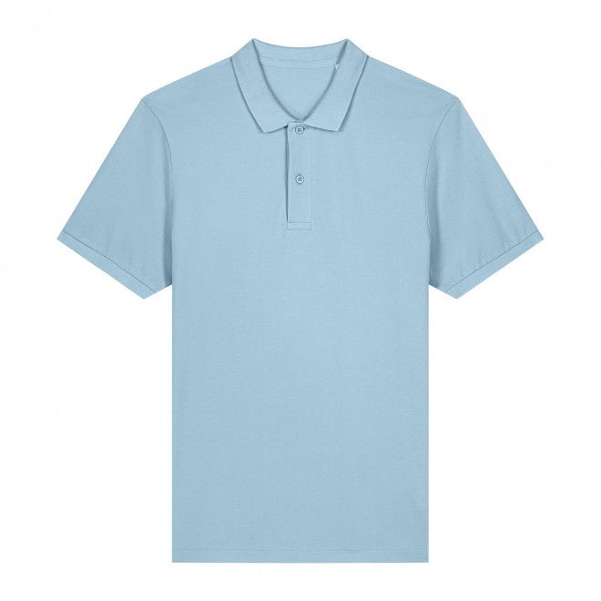 POLO HOMME COULEUR PERSONNALISABLE 'COASTER' - bleu ciel