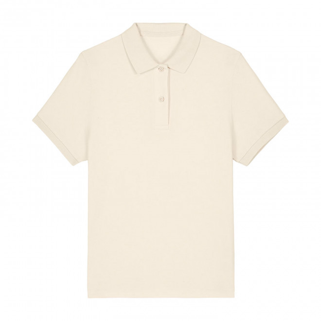 POLO FEMME BLANC PERSONNALISABLE 'COASTER' - beige
