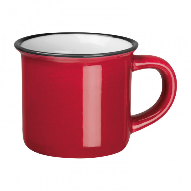 TASSE EXPRESSO PERSONNALISEE 60ML 'RONSIO MINI' - rouge
