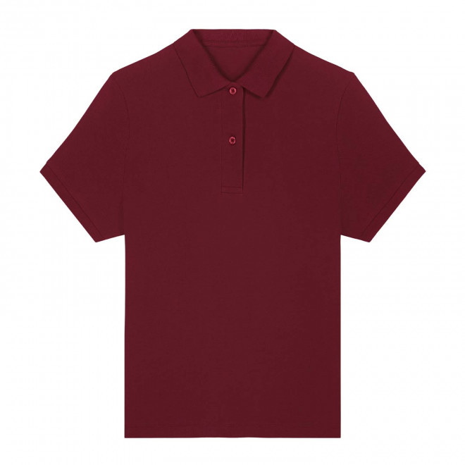 POLO FEMME COULEUR PERSONNALISABLE 'COASTER' - bordeaux
