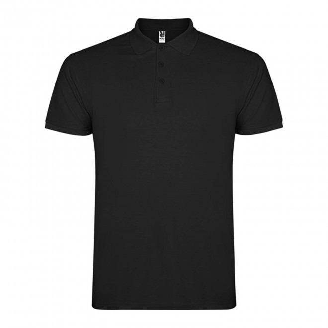 POLO ENFANT PERSONNALISABLE 'STARLO KIDS' - noir