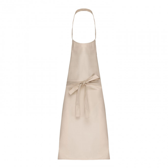 TABLIER LONG PERSONNALISE COTON 280G 'KARITAB' - crème