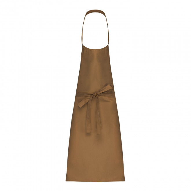 TABLIER LONG PERSONNALISE COTON 280G 'KARITAB' - camel