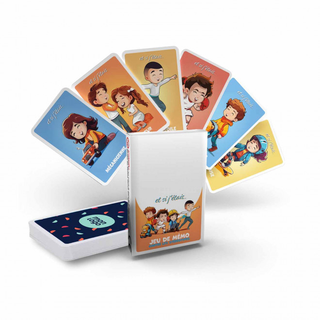 JEU DE MÉMORISATION PERSONNALISABLE 'TOM 33' - contre les stéréotypes