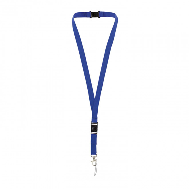 TOUR DE COU PUBLICITAIRE FERMETURE SECURITE  'CASTILLA' - bleu