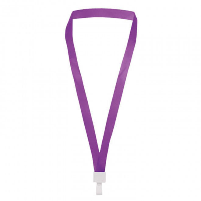 TOUR DE COU PERSONNALISE A USAGE EVENEMENTIEL 'GALFO' - lilas