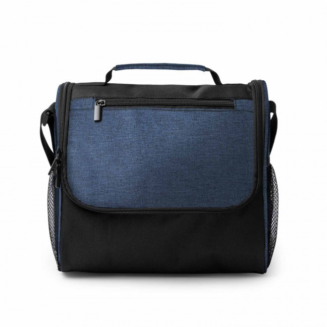 SAC ISOTHERME RPET PERSONNALISABLE 'MEMBO' - noir / bleu